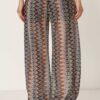 PHILIA LOFT Pantalone in fantasia con elastico sul fondo