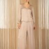 PHILIA LOFT Pantalone ampio con elastico dietro