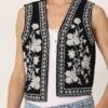 PHILIA LOFT Gilet con ricami