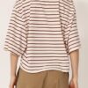 PHILIA LOFT T-shirt scollo v a righe over