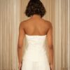 PHILIA LOFT Bustino ricamato zip dietro