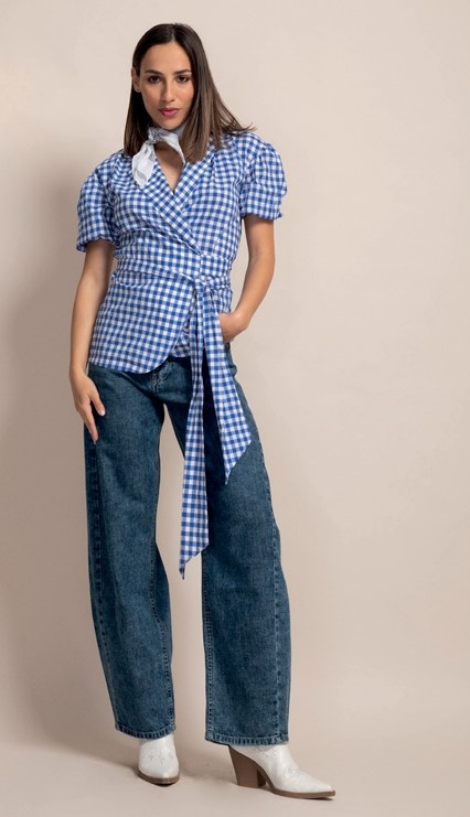 PEPE ROSA Jeans ballon elasticizzato