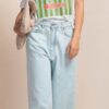PEPE ROSA Jeans ampio lavaggio chiaro