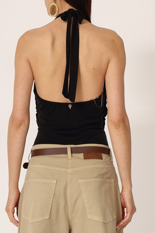 PHILIA LOFT Body scollato con accessorio