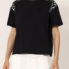 PHILIA LOFT T-shirt con applicazioni