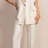 PEPE ROSA Pantalone gamba dritta con tasche