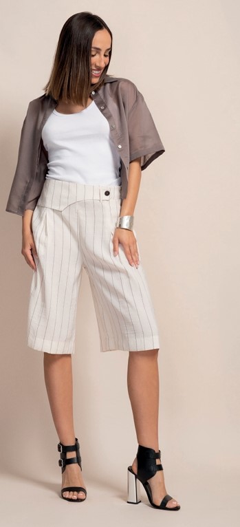 D4A6B31BD1813B0F854ECC7B59FB40FB_ PEPE ROSA Camicia manica corta tessuto in trasparenza