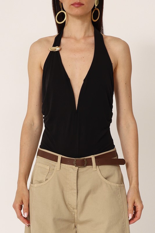 PHILIA LOFT Body scollato con accessorio
