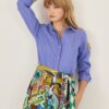C4288B2457940CF4583CD544A98A8017_ SOUVENIR Abito camicia a righe con gonna in fantasia