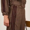 PHILIA LOFT Pantalone con coulisse in vita e bande laterali in velluto