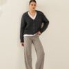 SOUVENIR Pantalone in maglia con coulisse in vita