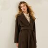 SOUVENIR Cappotto lungo con cintura