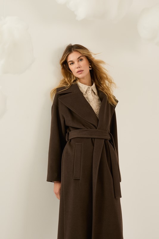 SOUVENIR Cappotto lungo con cintura