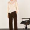 PHILIA LOFT Pantalone con elastico in vita mod baloon con accessorio