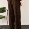 PHILIA LOFT Pantalone morbido in velluto con pences