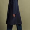PEPE ROSA Cappotto midi over con bottoni dietro