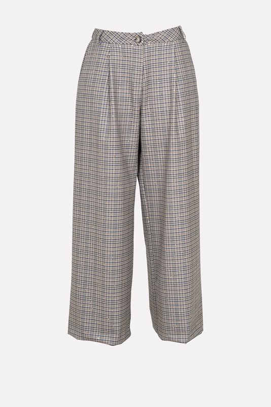SISTE'S Pantalone con pences e micro paillettes