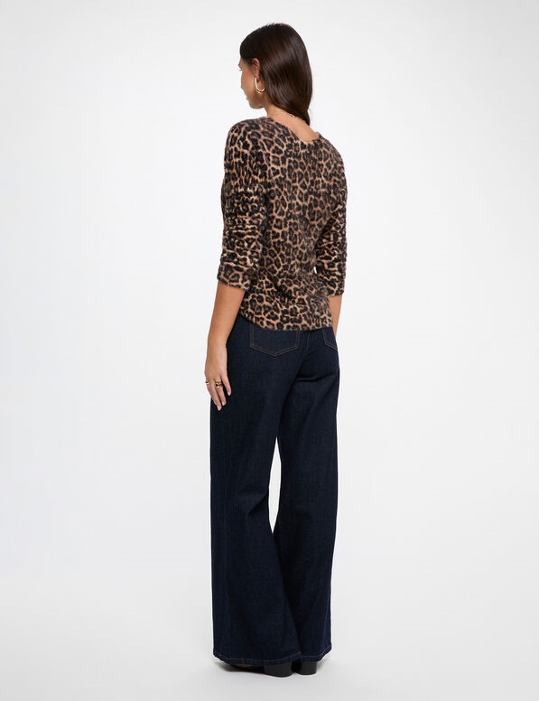 MORGAN Cardigan teddy maculato