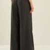4981B5F2C784C2B2D91D4FA3E6AD320F_ SOUVENIR Pantalone spigato ampio con arricciatura laterale