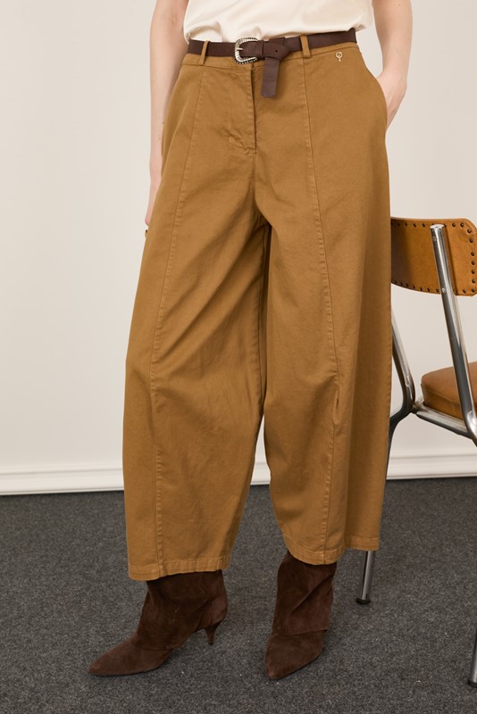 PHILIA LOFT Pantalone ballon con cuciture lungo la gamba e cintura