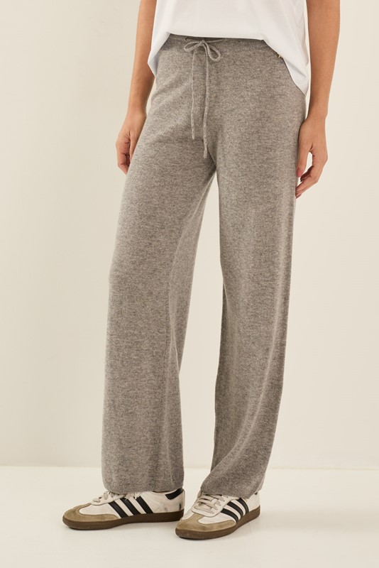 SOUVENIR Pantalone in maglia con coulisse in vita
