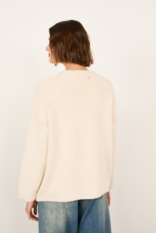 PHILIA LOFT Cardigan over con bottoni cartoon