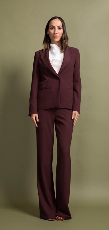 PEPE ROSA Pantalone gamba dritta tasca filetto
