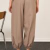 PHILIA LOFT Pantalone con pieghe e elastico sul fondo