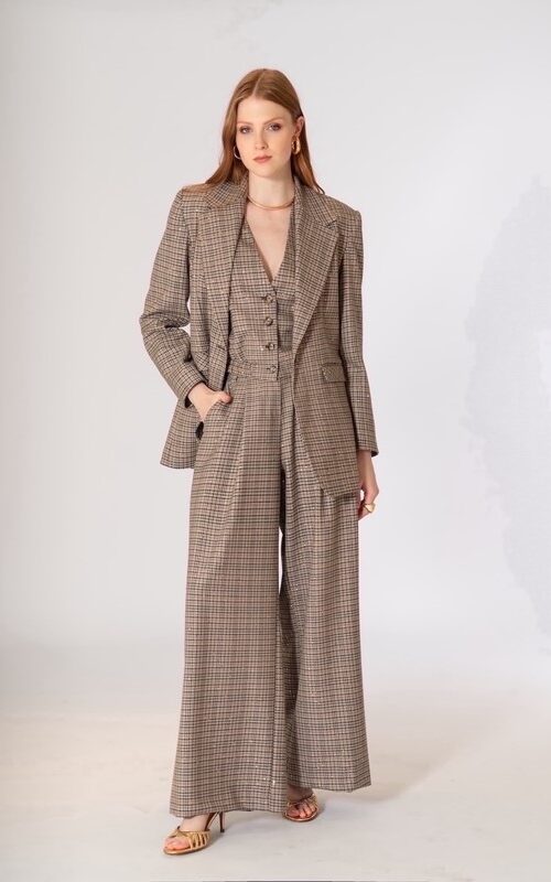573E60C1B3835801E20FE21213D5DD52_ SISTE'S Pantalone con pences e micro paillettes