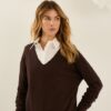 SOUVENIR Maglia over scollo a v
