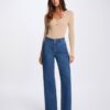59F260B538AAFCA33AB178AD66F408C7_ MORGAN Maglia v a costine con bottoncini sulla scollatura