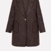 SISTE'S Cappotino lanoso con paillettes