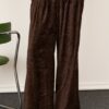 PHILIA LOFT Pantalone morbido in velluto con pences