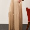 PHILIA LOFT Pantalone con elastico in vita gamba dritta satin goffrato