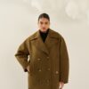 SOUVENIR Cappotto doppiopetto maniche balloon