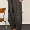 77D703F3C1468355F6EC141428A0F25E_ PHILIA LOFT Pantalone cargo balloon con cintura in vita