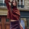 MORGAN Maglione over collo alto con bottoni oro laterali
