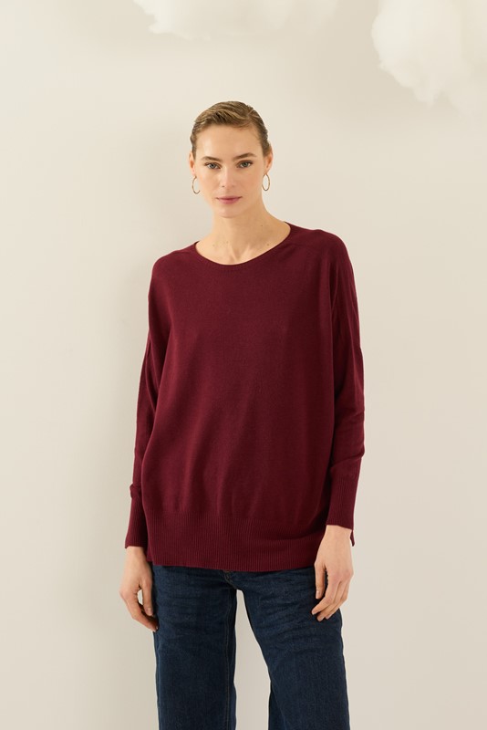 SOUVENIR Maglia girocollo con spacchetti