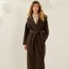 SOUVENIR Cappotto lungo con cintura