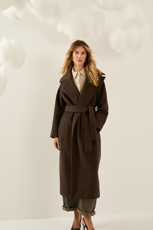 SOUVENIR Cappotto lungo con cintura