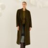 SOUVENIR Cappotto collo revers lungo con abbottonatura laterale