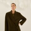SOUVENIR Cappotto collo revers lungo con abbottonatura laterale