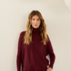 9B3AA90C14231E5D419A292A4BB0855B_ SOUVENIR Maglia lunga dritta collo alto con spacchetti laterali