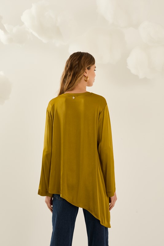 SOUVENIR Blusa fondo asimmetrico