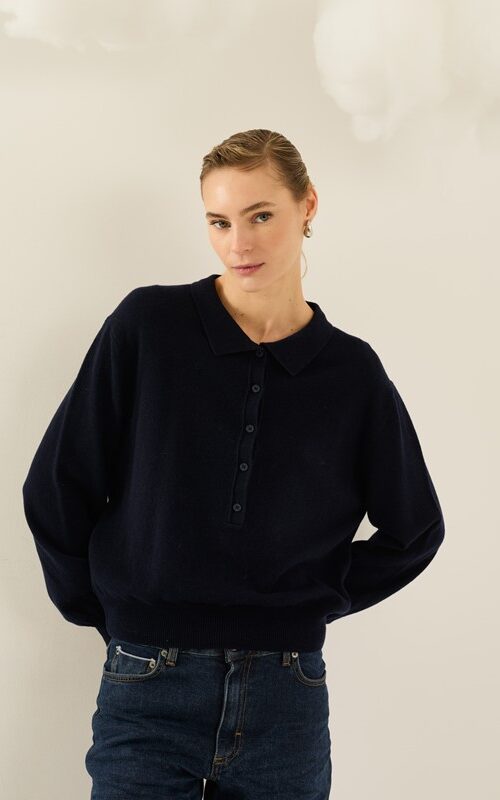 SOUVENIR Maglia polo con manica a palloncino