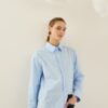 SOUVENIR Camicia in cotone taglio dritto