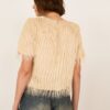 PHILIA LOFT Blusa con frange e spalline