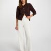 MORGAN Cardigan leggermente svasato con bottoni oro