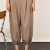 PHILIA LOFT Pantalone con pieghe e elastico sul fondo