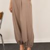 PHILIA LOFT Pantalone con pieghe e elastico sul fondo